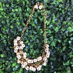 Alphabet Cluster Necklace